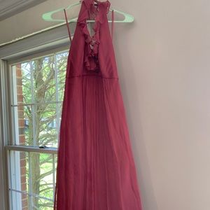 Rose Amsale bridesmaid dress